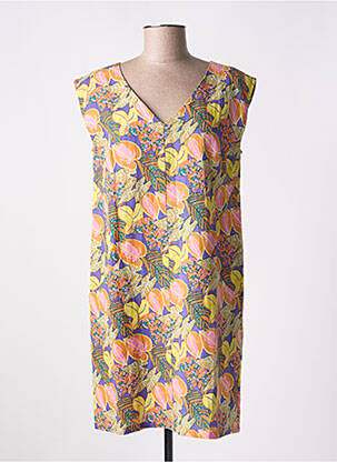Robe courte sans manche sans manche violet LA FIANCÉE femme