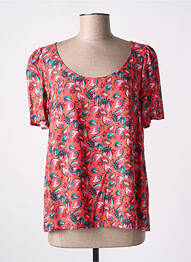Top manches courtes manches courtes orange LA FIANCÉE femme