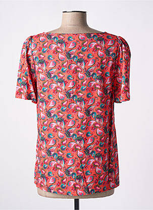 Top manches courtes manches courtes orange LA FIANCÉE femme