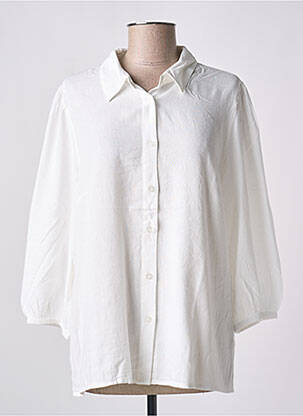 Chemisier blanc KAFFE pour femme