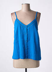 Top bleu LA FIANCÉE pour femme seconde vue