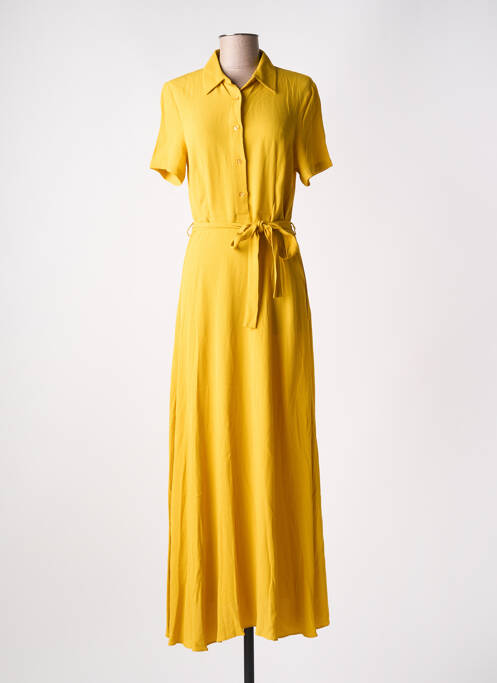 Robe longue jaune ZILCH pour femme