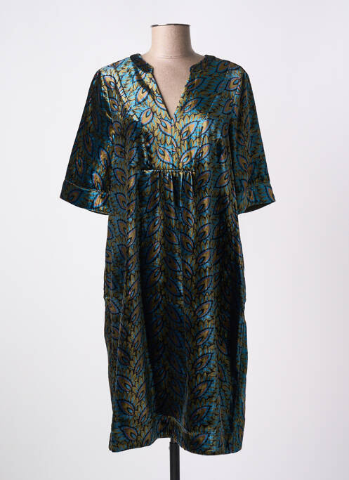 Robe mi-longue bleu WHITE STUFF pour femme