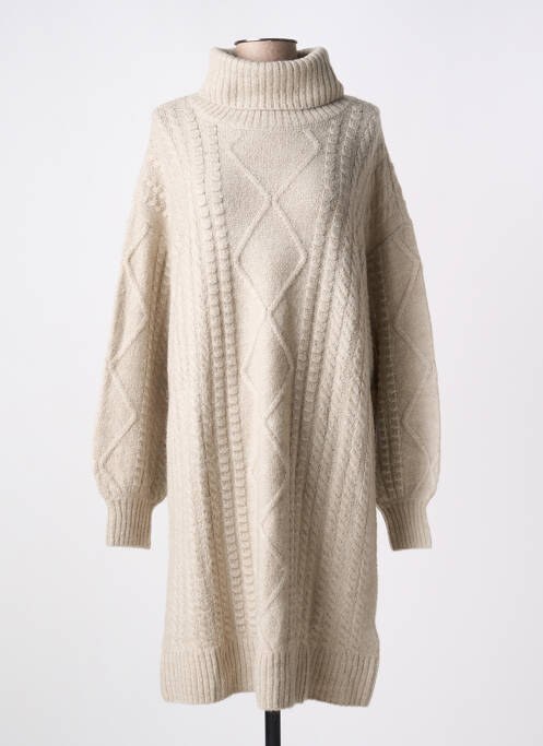Robe pull beige CREAM pour femme