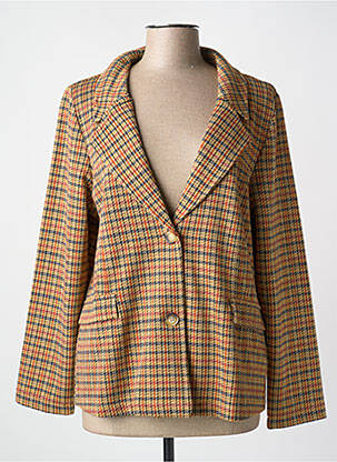 Blazer coupe cintrée jaune PRINCESSE NOMADE femme