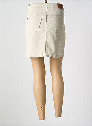 Jupe courte poches beige BLUTSGESCHWISTER femme