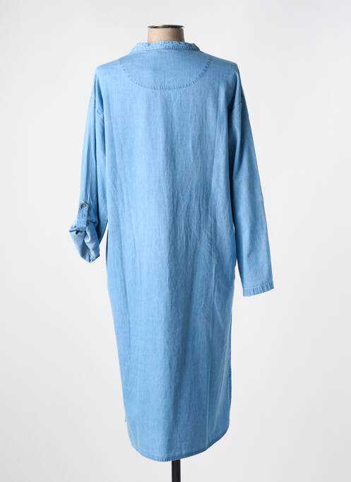 Robe mi-longue bleu CREAM pour femme