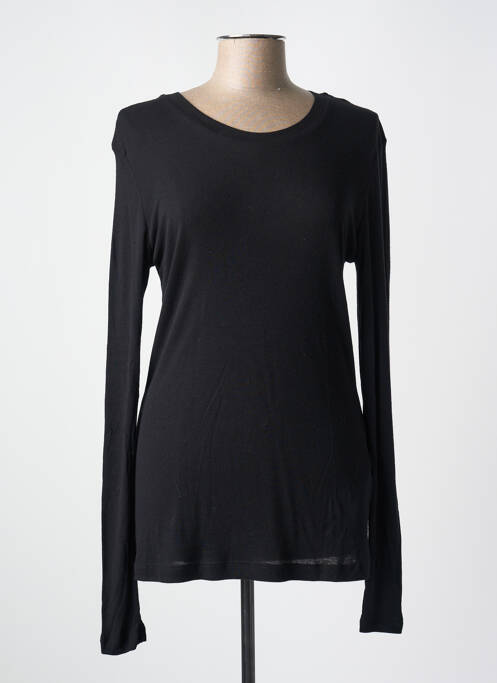 Top noir KAFFE pour femme