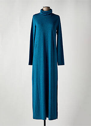 Robe longue manches longues manches longues bleu OTTOD'AME femme