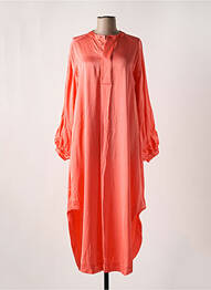 Robe longue manches longues manches longues orange RABENS SALONER femme