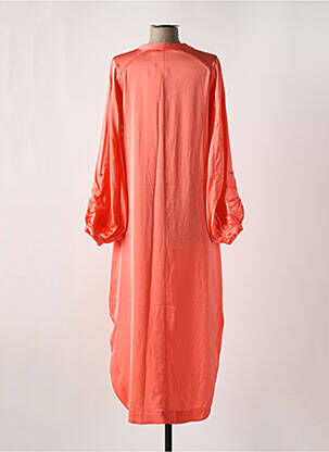 Robe longue manches longues manches longues orange RABENS SALONER femme