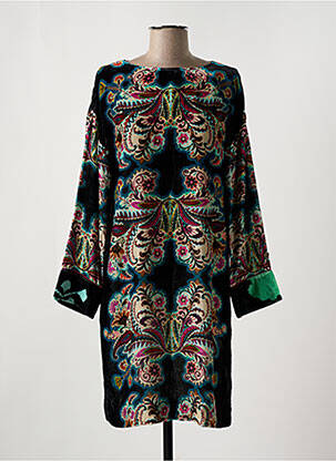 Robe courte manches longues manches longues noir JOYCE & GIRLS femme