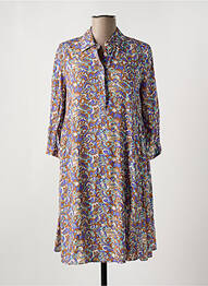 Robe courte manches longues manches longues violet ATTIC AND BARN femme