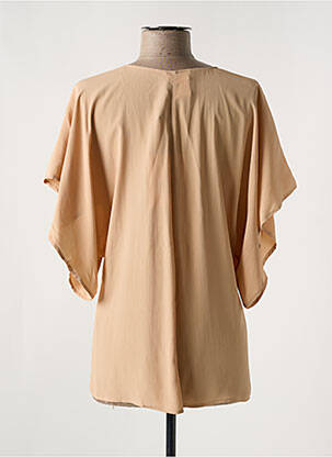 Blouse manches courtes manches courtes beige OTTOD'AME femme