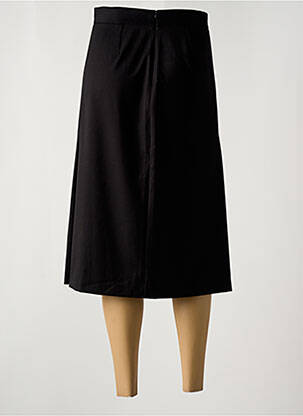 Jupe mi-longue coupe évasée noir MANILA GRACE femme
