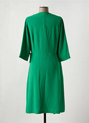 Robe mi-longue vert TOUPY pour femme seconde vue