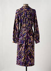 Robe mi-longue violet DIXIE pour femme seconde vue