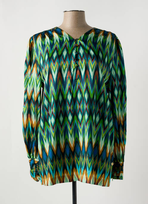 Blouse manches longues manches longues vert JOYCE & GIRLS femme