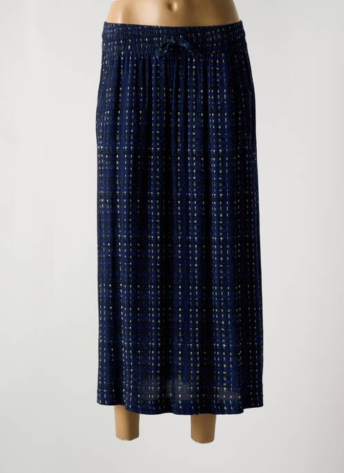 Jupe mi-longue bleu LOREAK MENDIAN pour femme
