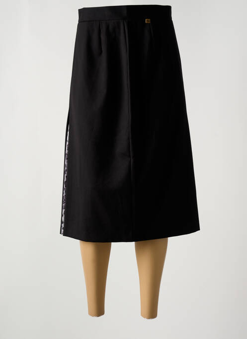 Jupe mi-longue noir MANILA GRACE pour femme