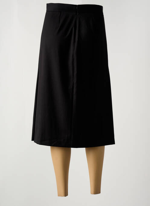 Jupe mi-longue noir MANILA GRACE pour femme