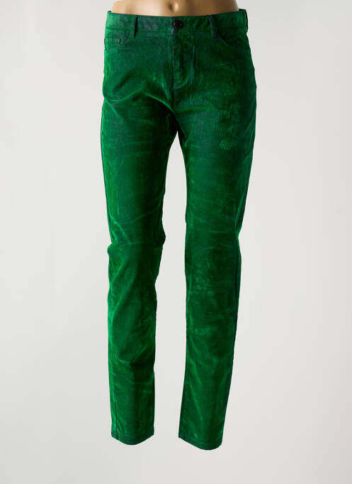 Pantalon slim vert MAYJUNE pour femme