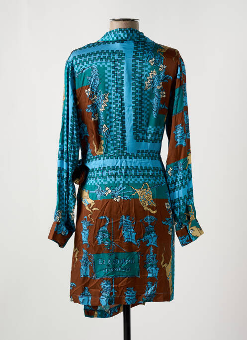 Robe courte bleu OTTOD'AME pour femme