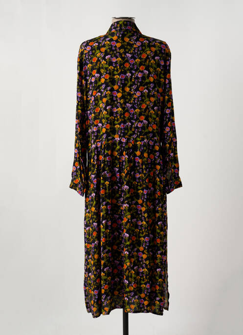 Robe mi-longue noir SUZIE WINKLE pour femme