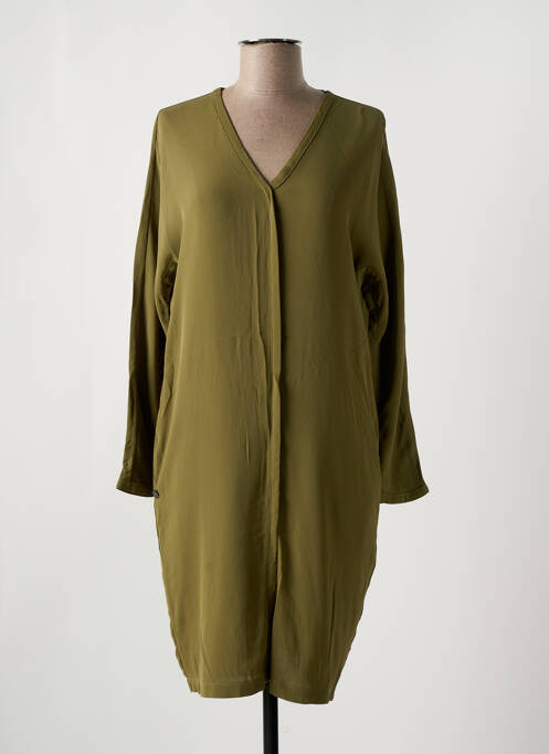 Robe mi-longue vert MANILA GRACE pour femme