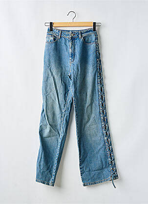 Jean coupe flare stretch taille normale bleu GESTUZ femme