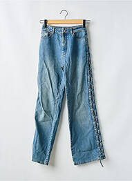 Jean coupe flare stretch taille normale bleu GESTUZ femme