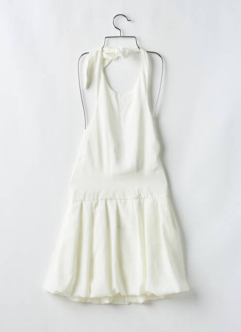 Robe courte beige KAMAD pour femme