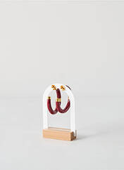 Boucles d’oreilles rouge AURELIE BIDERMANN pour femme seconde vue