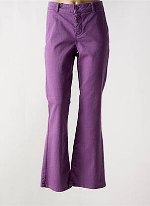 Jean coupe flare stretch taille normale violet HAPPY femme