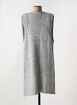 Gilet sans manche sans manche gris EVA KAYAN femme