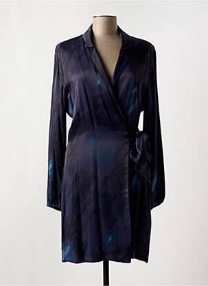 Veste kimono manches longues bleu YAYA femme