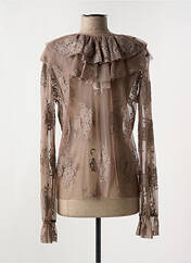 Blouse marron DIXIE femme seconde vue