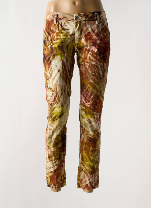 Pantalon 7/8 marron PLEASE pour femme