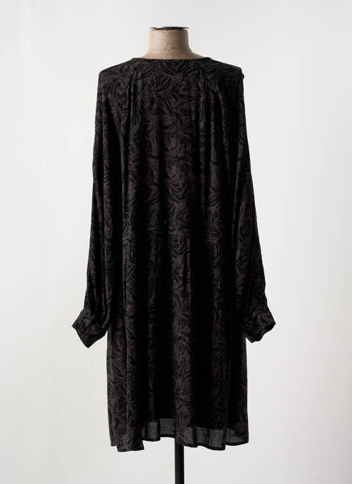 Robe mi-longue noir YAYA pour femme