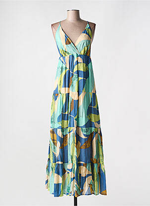 Robe longue bleu LILI & LALA pour femme