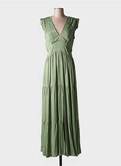 Robe longue vert GOA pour femme seconde vue