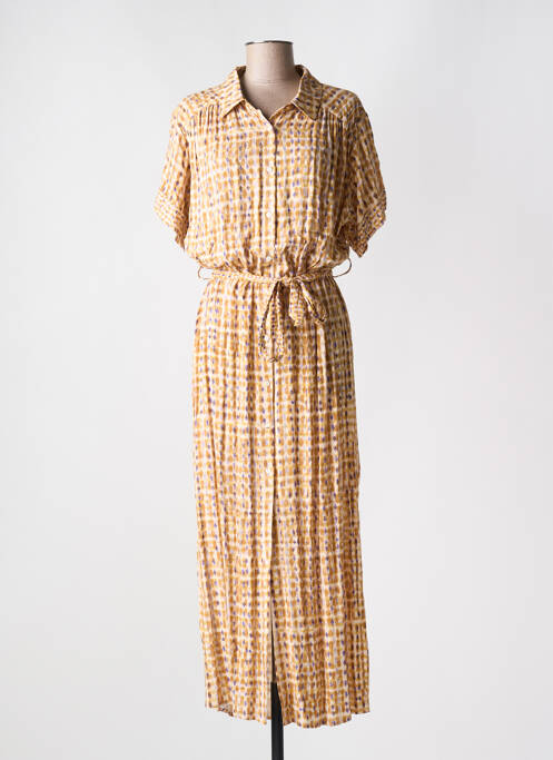 Robe longue jaune GRACE & MILA pour femme