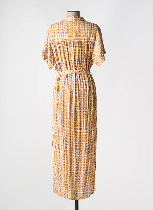 Robe longue jaune GRACE & MILA pour femme