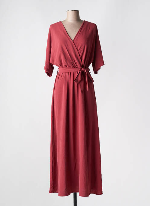 Robe longue rouge GRACE & MILA pour femme