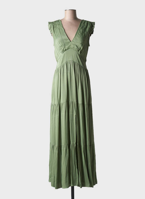 Robe longue vert GOA pour femme