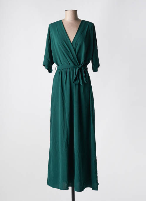 Robe longue vert GRACE & MILA pour femme
