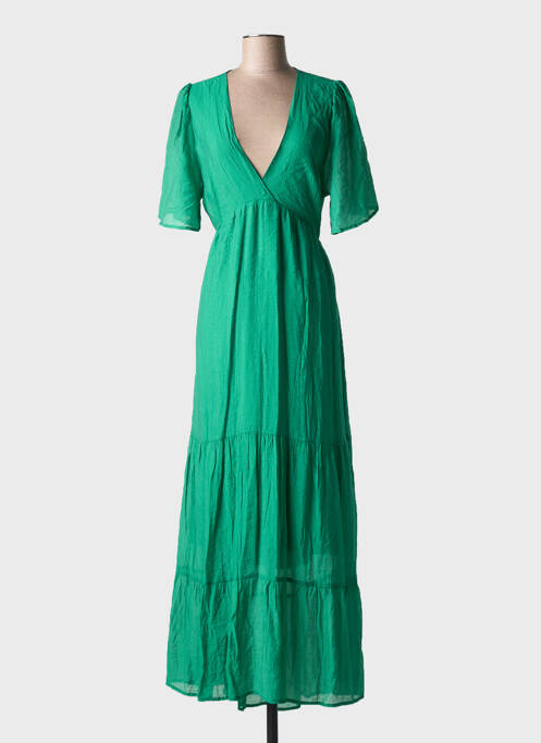 Robe longue vert LILI & LALA pour femme