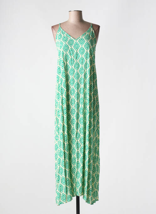 Robe longue vert LILI & LALA pour femme