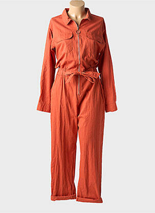 Combi-pantalon poches manches longues rouge INSPIRATION STUDIO femme