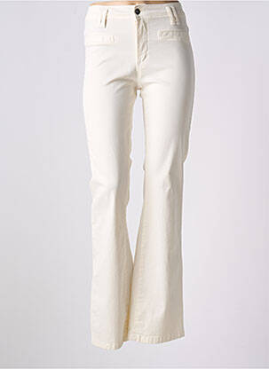 Pantalon flare stretch taille normale beige PAKO LITTO femme